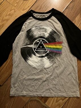 Pink Floyd Black and White Logo Tee